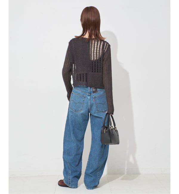 SLOBE IENA「tyn.TGOR/トゴール グリッターモヘヤカーディガン TG5A-J0202」|カーディガン|