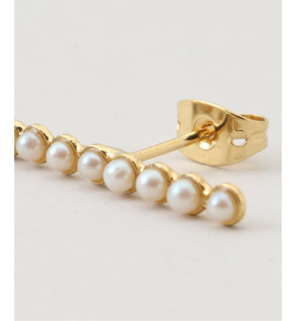 SLOBE IENA「Caline Paris/カリンヌ パリ パールバーピアス 25BO01」|ピアス|