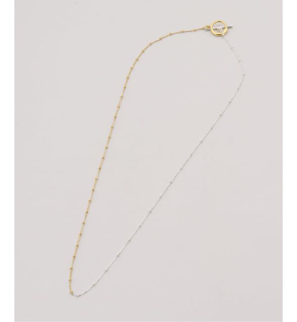 IENA「Rieuk/リューク Dot bicolor chain nl ネックレス NC55-MIX」|ネックレス|
