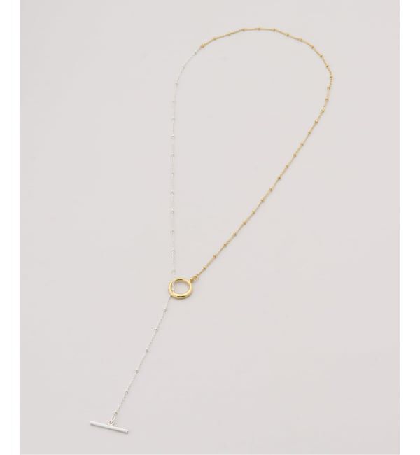 IENA「Rieuk/リューク Dot bicolor chain nl ネックレス NC55-MIX」|ネックレス|