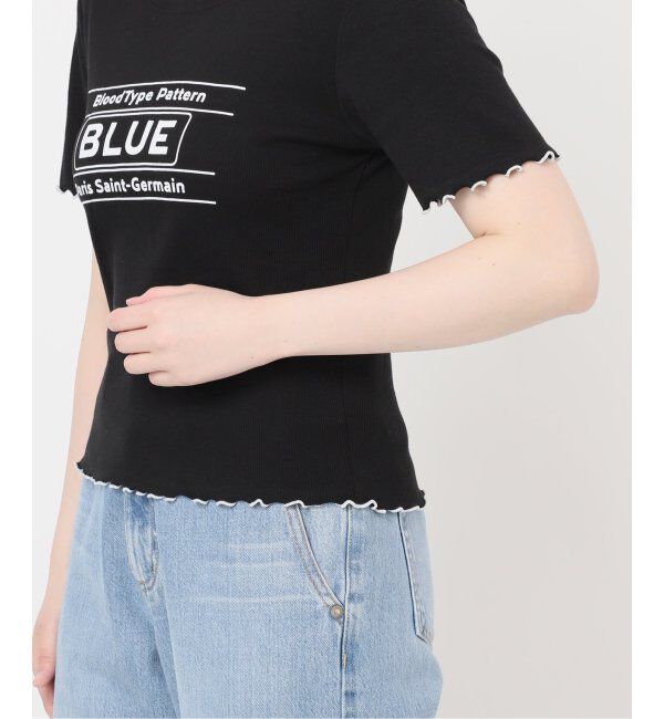 Paris Saint-Germain「【EVA*PSG】 JP  PATTERND BLUE TEE」|Tシャツ・カットソー|