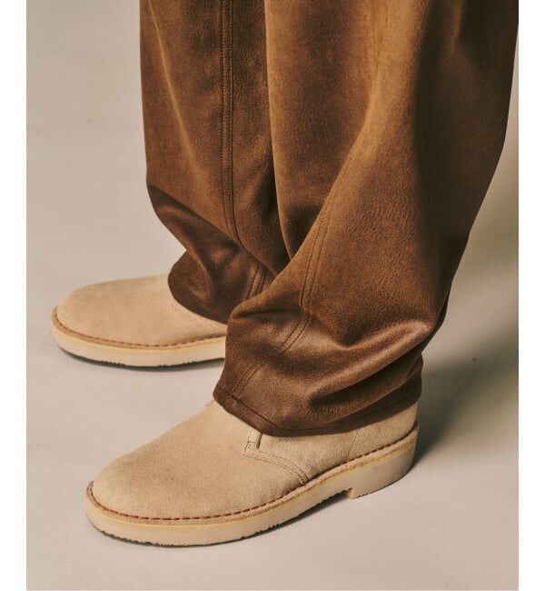 417 EDIFICE「ストレッチスウェード 3D パンツ」|スラックス|