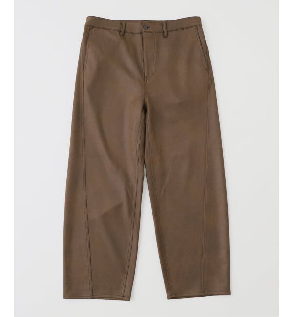 417 EDIFICE「ストレッチスウェード 3D パンツ」|スラックス|