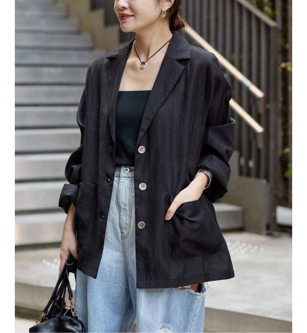 JOURNAL STANDARD「ライトラフクロスジャケット」|テーラードジャケット|