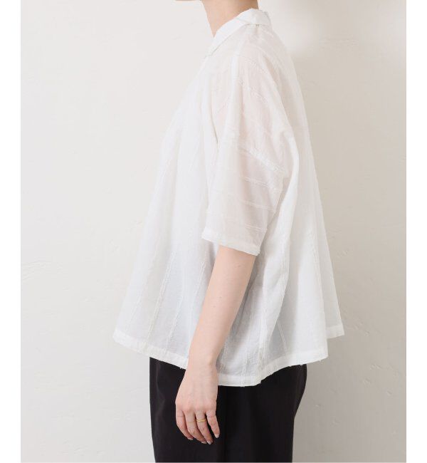 journal standard luxe「ドビーストライプギャザーシャツ」|シャツ・ブラウス|