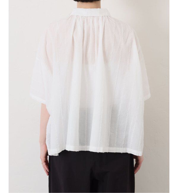 journal standard luxe「ドビーストライプギャザーシャツ」|シャツ・ブラウス|