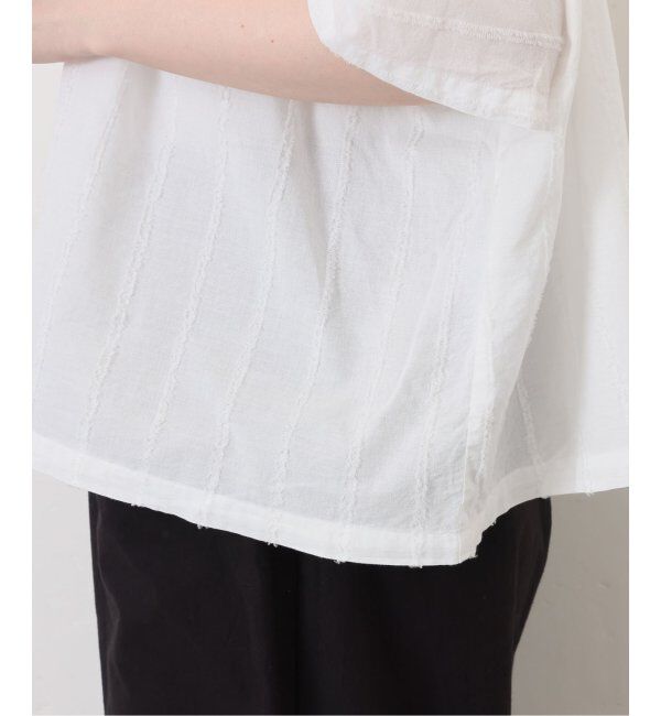 journal standard luxe「ドビーストライプギャザーシャツ」|シャツ・ブラウス|