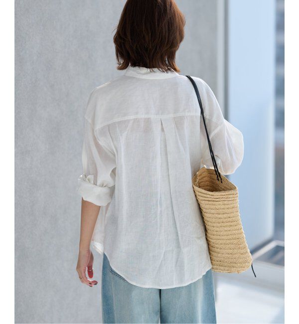 JOURNAL STANDARD relume「《追加》手洗い可 / カラーリネンオーバーサイズシャツ」|シャツ・ブラウス|