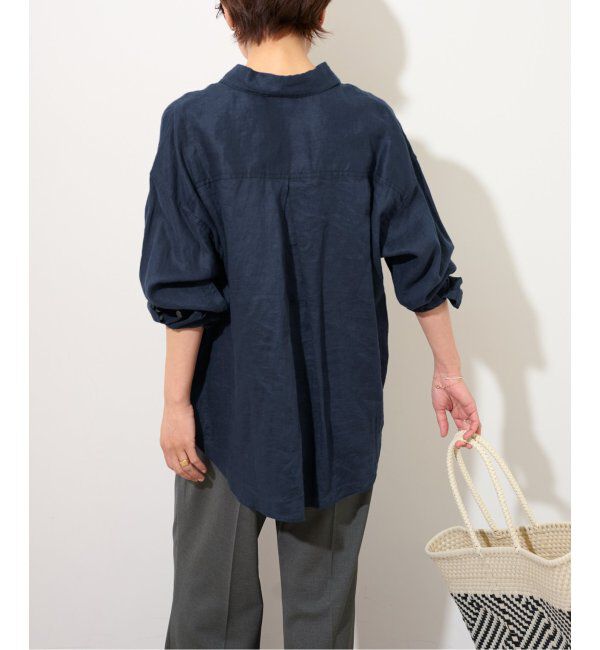 JOURNAL STANDARD relume「《追加》手洗い可 / カラーリネンオーバーサイズシャツ」|シャツ・ブラウス|