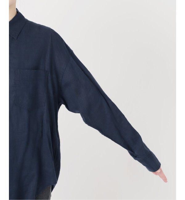 JOURNAL STANDARD relume「《追加》手洗い可 / カラーリネンオーバーサイズシャツ」|シャツ・ブラウス|