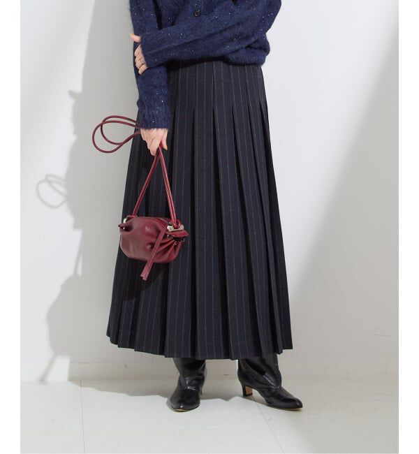 journal standard L'essage「クラシックストライプ プリーツスカート」|スカート|