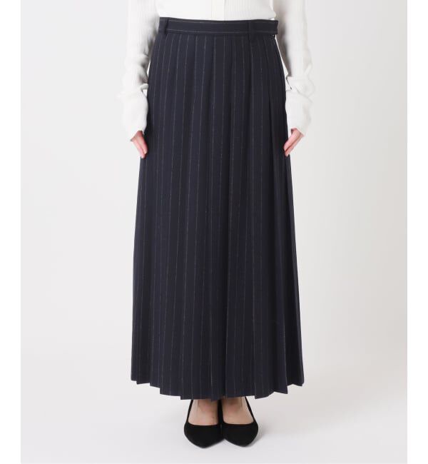 journal standard L'essage「クラシックストライプ プリーツスカート」|スカート|