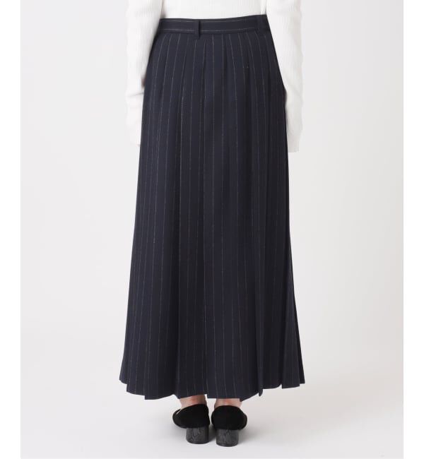 journal standard L'essage「クラシックストライプ プリーツスカート」|スカート|