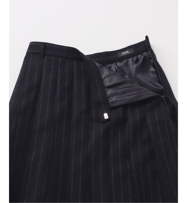 journal standard L'essage「クラシックストライプ プリーツスカート」|スカート|