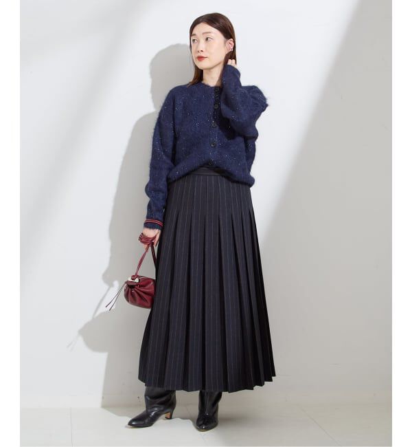 journal standard L'essage「クラシックストライプ プリーツスカート」|スカート|