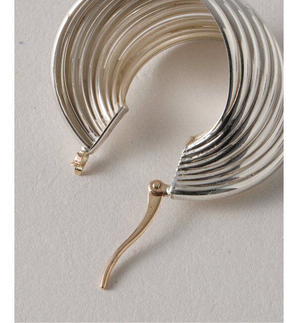 Spick and Span「【SAMH by LILAS】9ラインカーブフープピアス SV（両耳）」|ピアス|