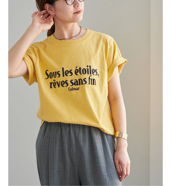 Spick and Span「《追加》フロッキーロゴスラブTシャツ」|Tシャツ・カットソー|イエロー