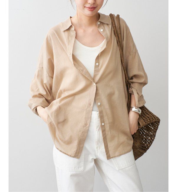 Spick and Span「シアーカシュクールシャツ」|シャツ・ブラウス|