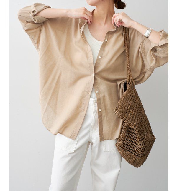 Spick and Span「シアーカシュクールシャツ」|シャツ・ブラウス|