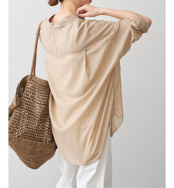 Spick and Span「シアーカシュクールシャツ」|シャツ・ブラウス|