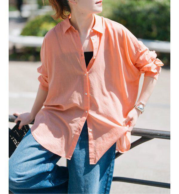 Spick and Span「シアーカシュクールシャツ」|シャツ・ブラウス|