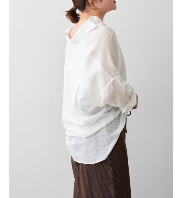 Spick and Span「シアーカシュクールシャツ」|シャツ・ブラウス|