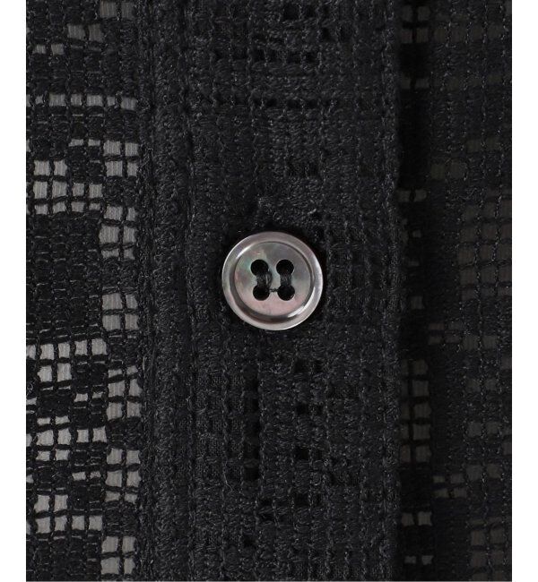 Spick and Span「《WEB限定》PEレースフレンチスリーブシャツ」|シャツ・ブラウス|