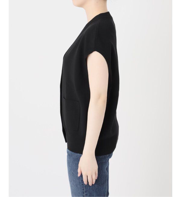 Spick and Span「《WEB限定 / 追加》ウォッシャブルVネックニットベスト」|ベスト・ジレ|