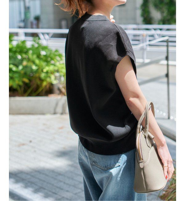 Spick and Span「《WEB限定 / 追加》ウォッシャブルVネックニットベスト」|ベスト・ジレ|