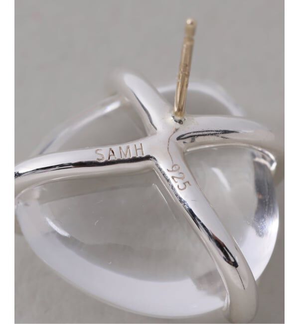 Spick and Span「【SAMH by LILAS】マロンクォーツピアス SV（両耳）」|ピアス|