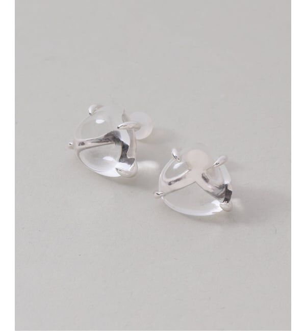 Spick and Span「【SAMH by LILAS】マロンクォーツピアス SV（両耳）」|ピアス|