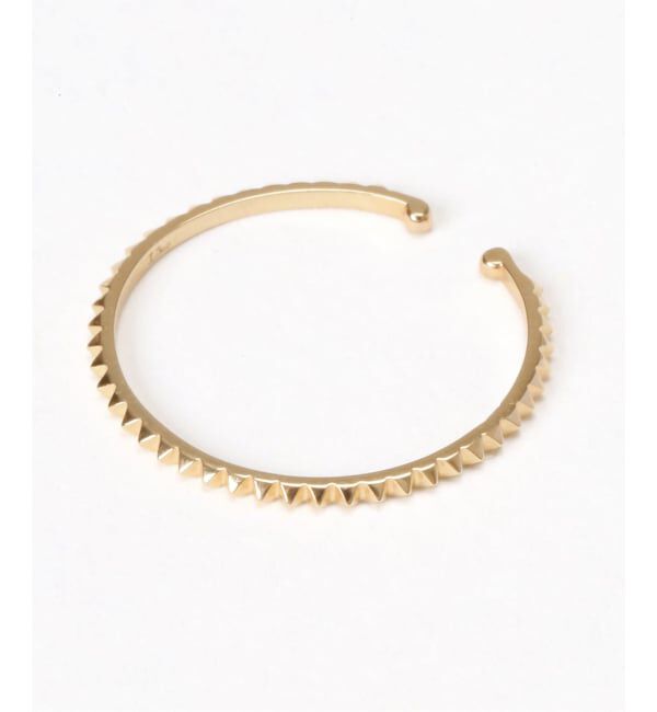 Lilas by Spick&Span「《予約》スタッズイヤーカフ K10（片耳）」|イヤーカフ|