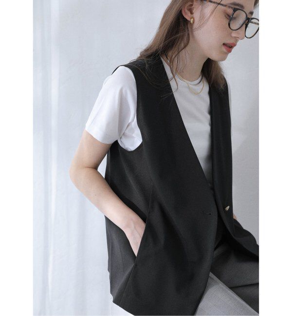  「【洗える】ノーカラージレ」|その他|