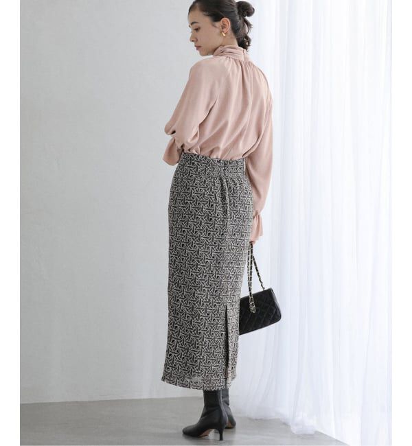  「【洗える】クロスギャザーブラウス」|シャツ・ブラウス|