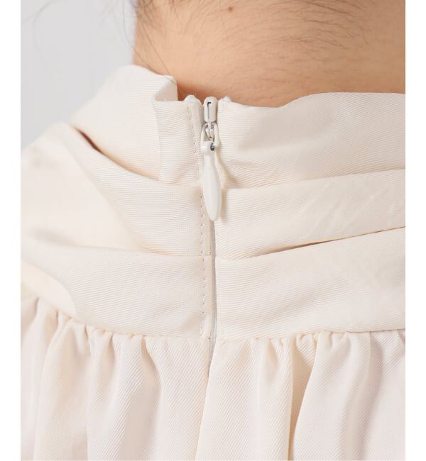  「【洗える】クロスギャザーブラウス」|シャツ・ブラウス|