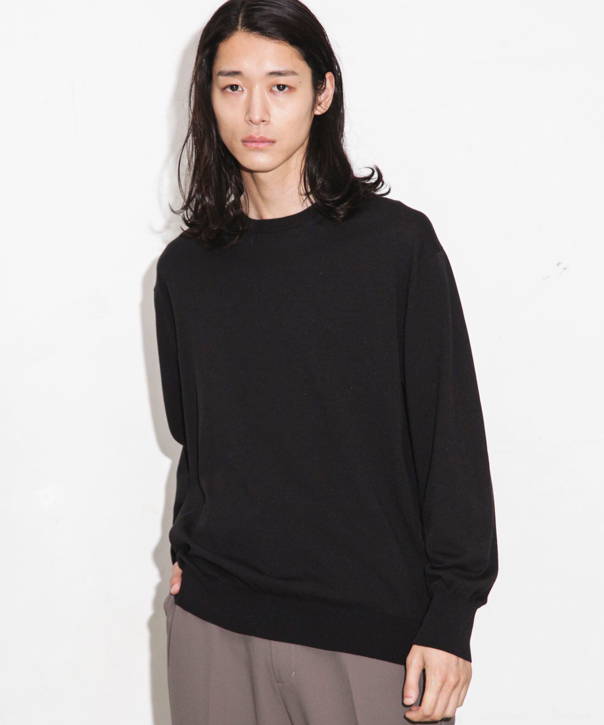 nano･universe「「ESSENTIAL LINE」天竺クループルオーバー」|ニット・セーター|