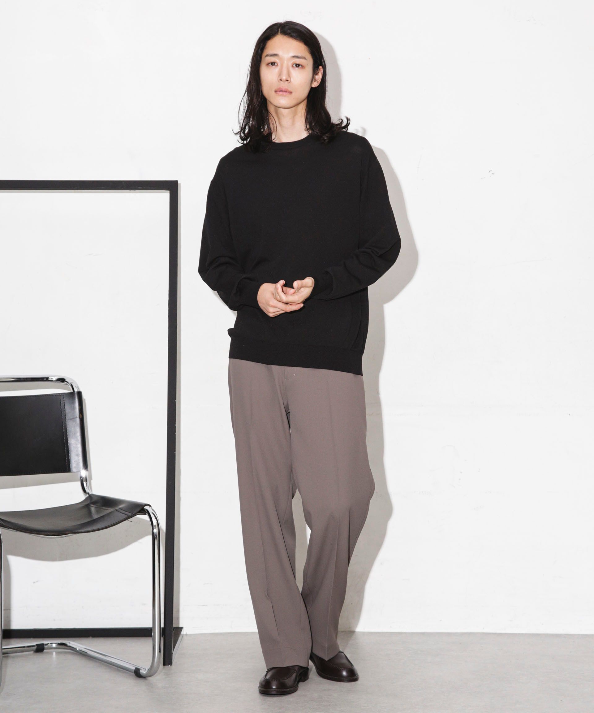 nano･universe「「ESSENTIAL LINE」天竺クループルオーバー」|ニット・セーター|