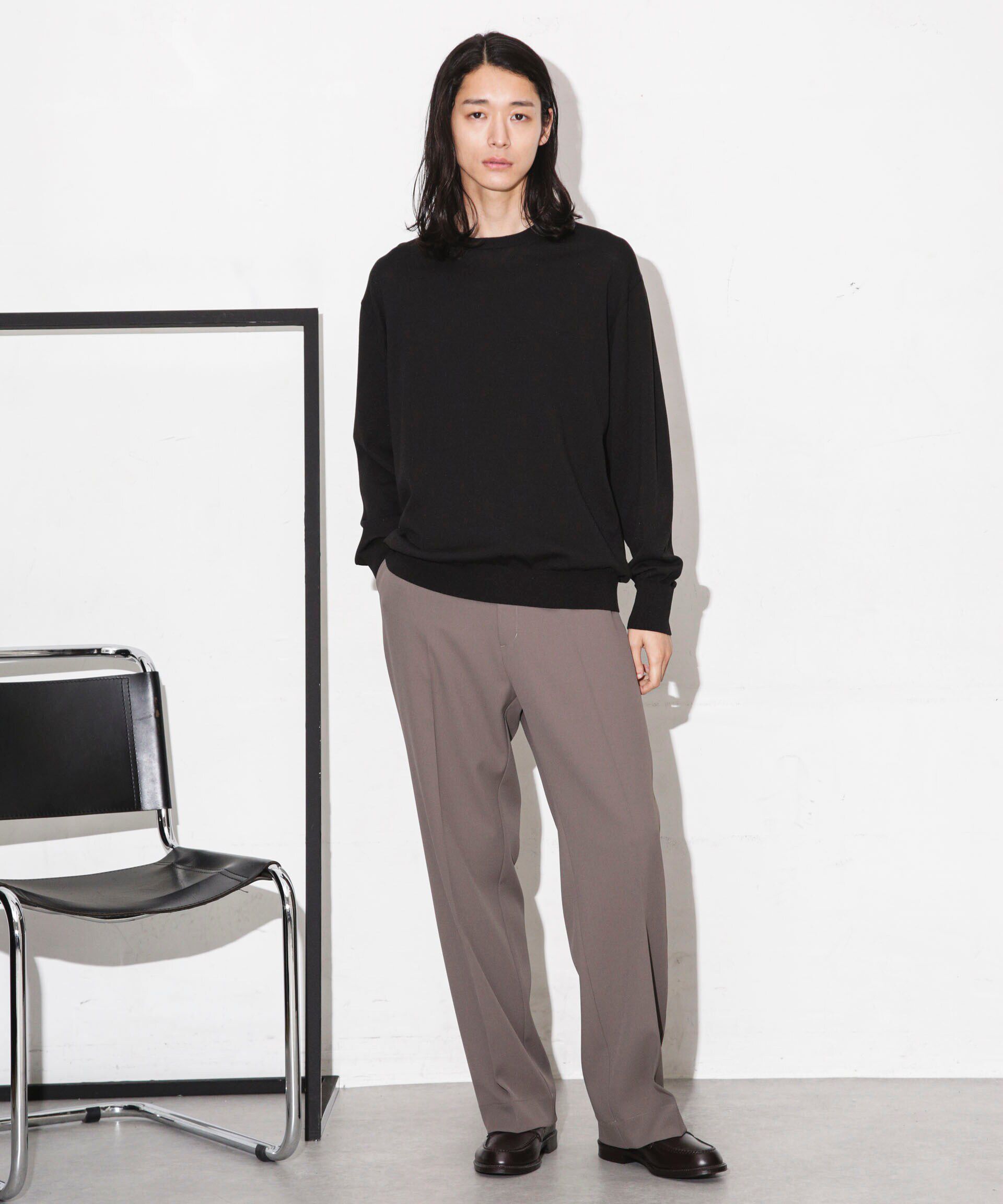 nano･universe「「ESSENTIAL LINE」天竺クループルオーバー」|ニット・セーター|