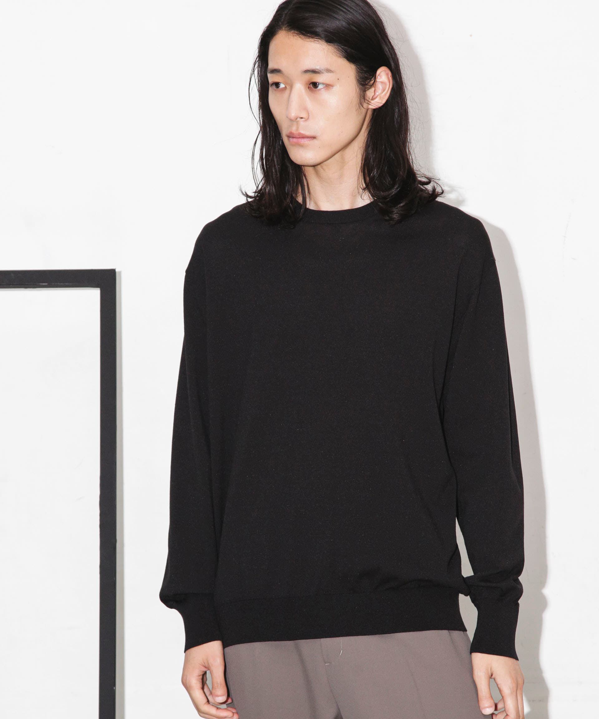 nano･universe「「ESSENTIAL LINE」天竺クループルオーバー」|ニット・セーター|