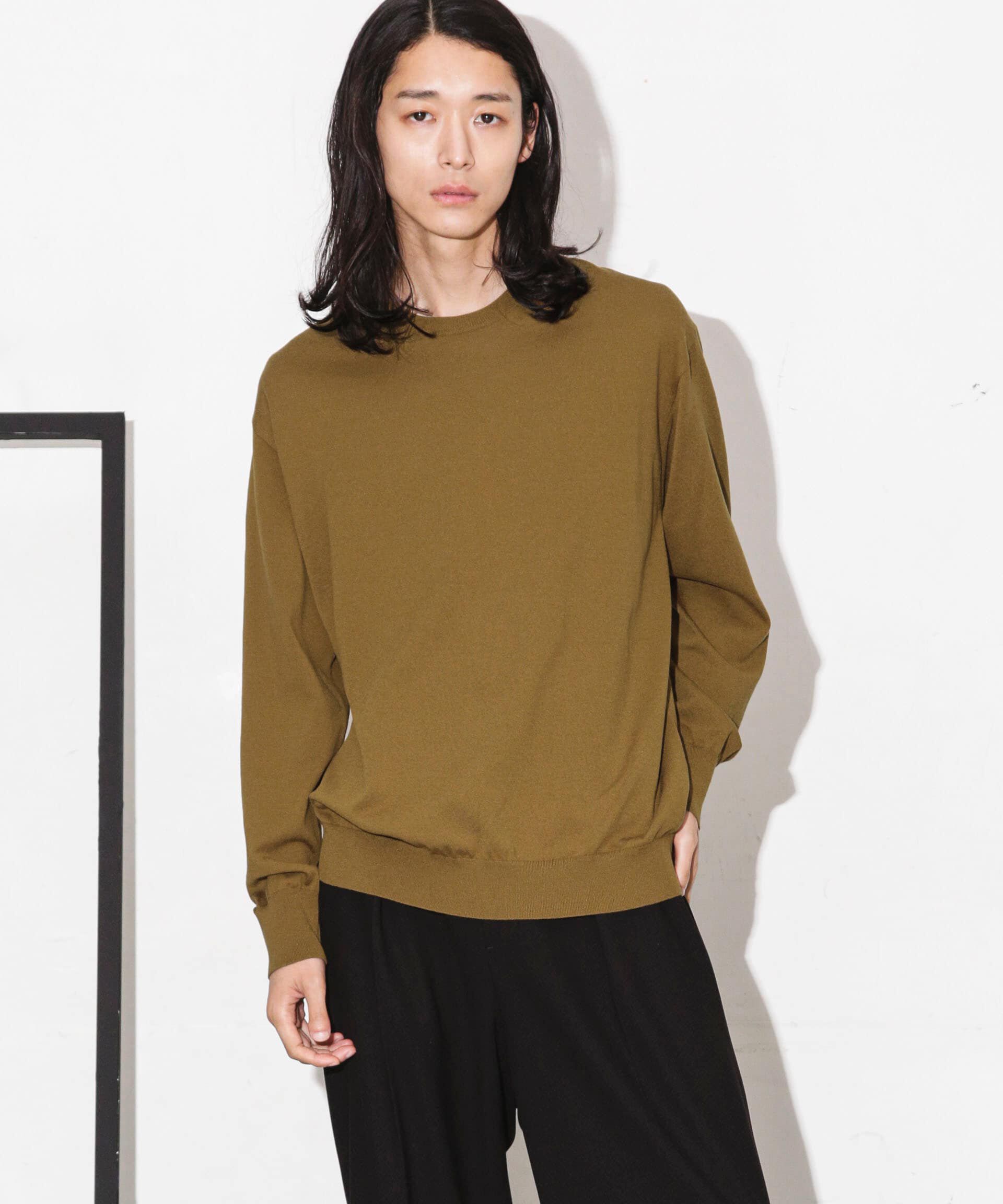 nano･universe「「ESSENTIAL LINE」天竺クループルオーバー」|ニット・セーター|