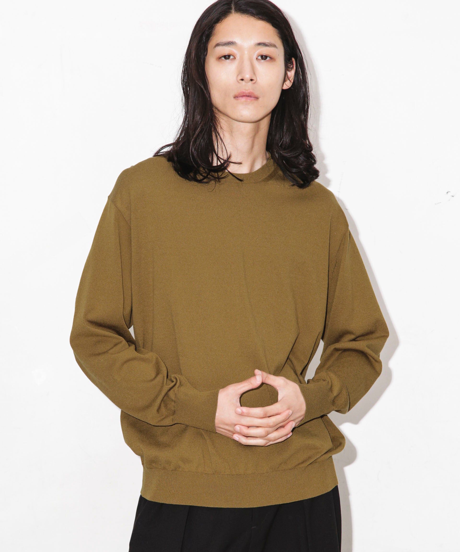 nano･universe「「ESSENTIAL LINE」天竺クループルオーバー」|ニット・セーター|