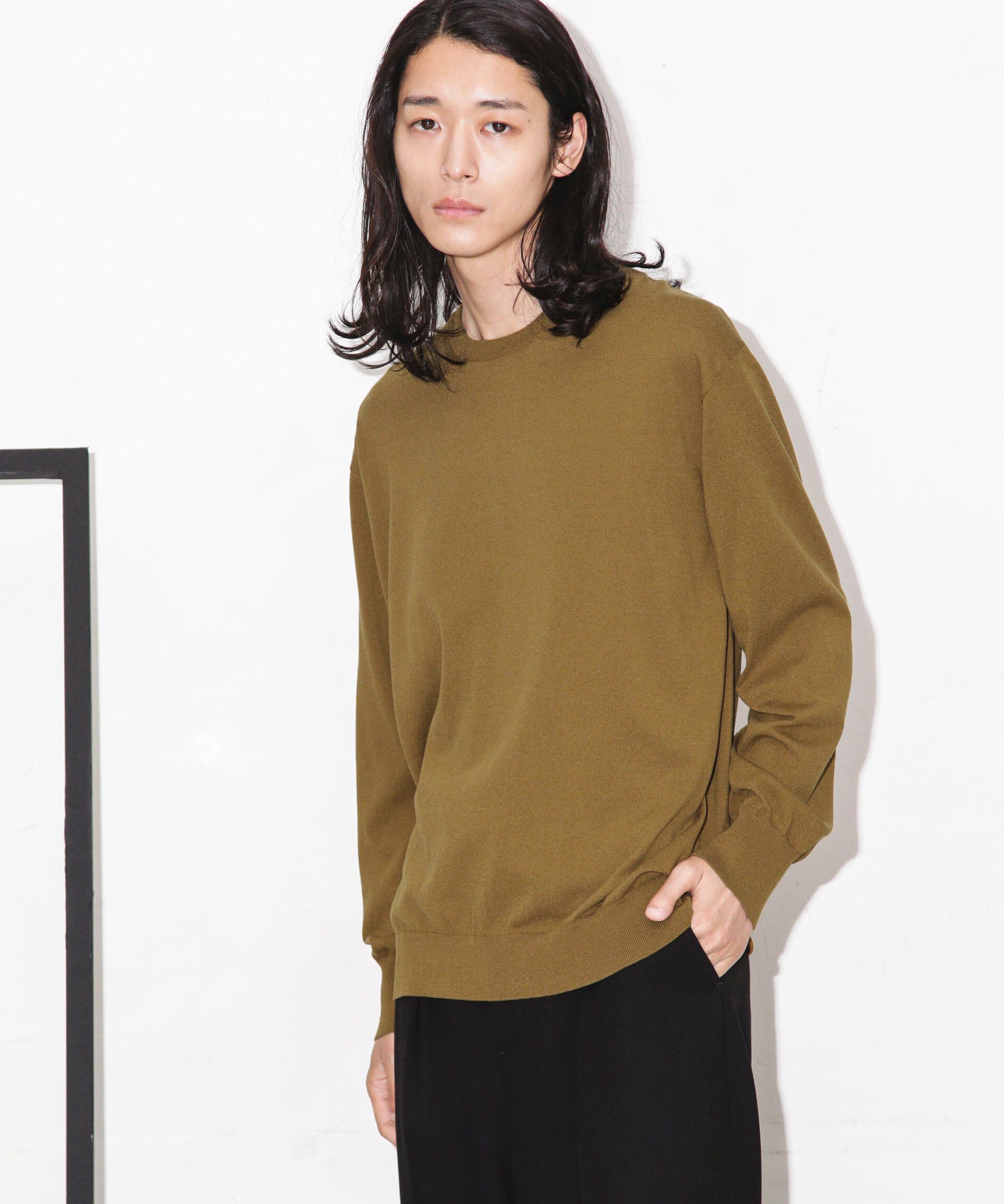 nano･universe「「ESSENTIAL LINE」天竺クループルオーバー」|ニット・セーター|