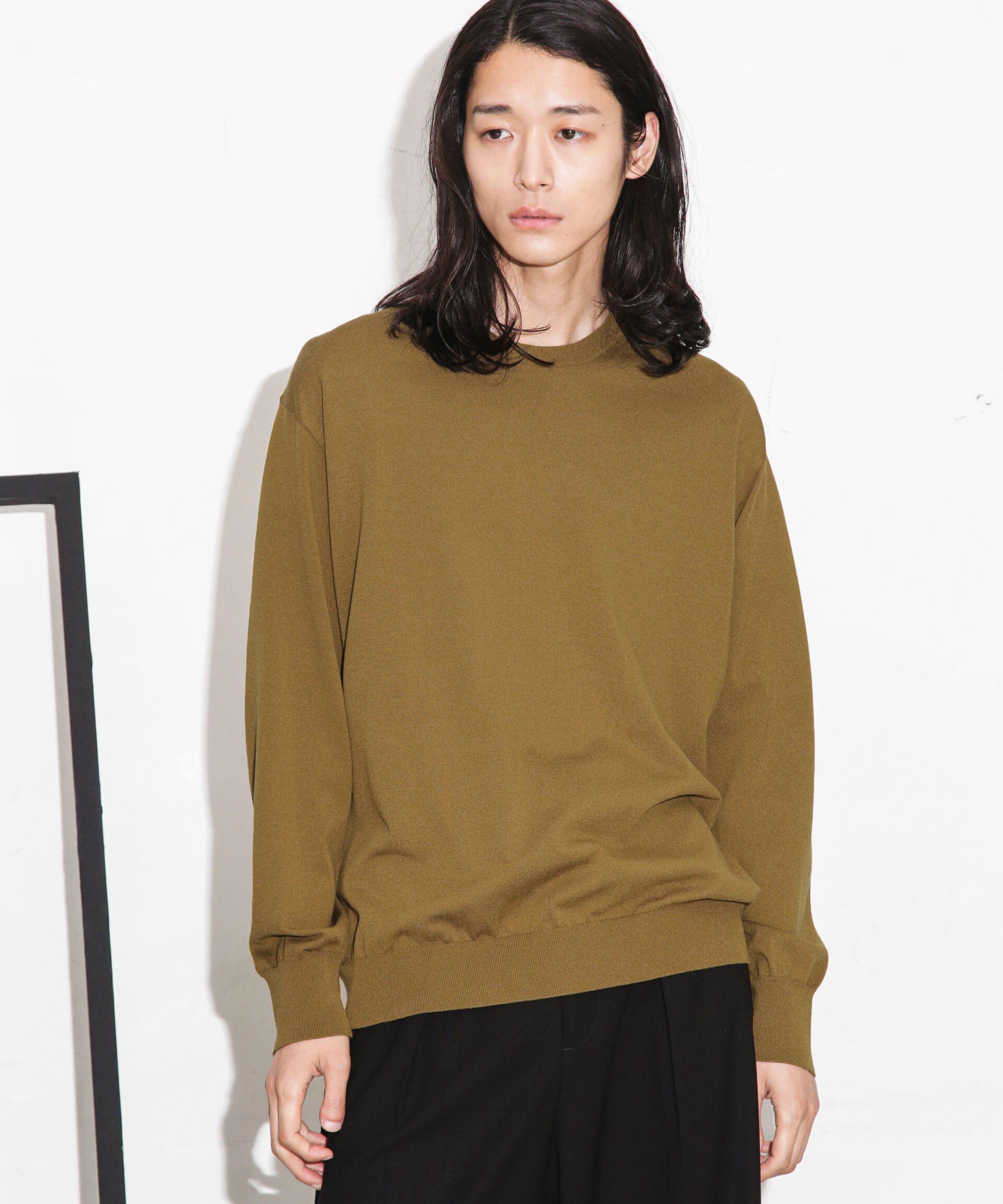 nano･universe「「ESSENTIAL LINE」天竺クループルオーバー」|ニット・セーター|