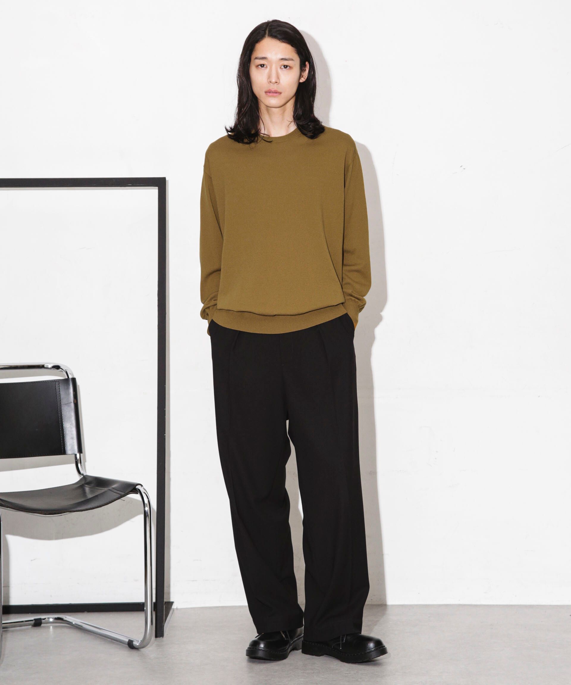 nano･universe「「ESSENTIAL LINE」天竺クループルオーバー」|ニット・セーター|