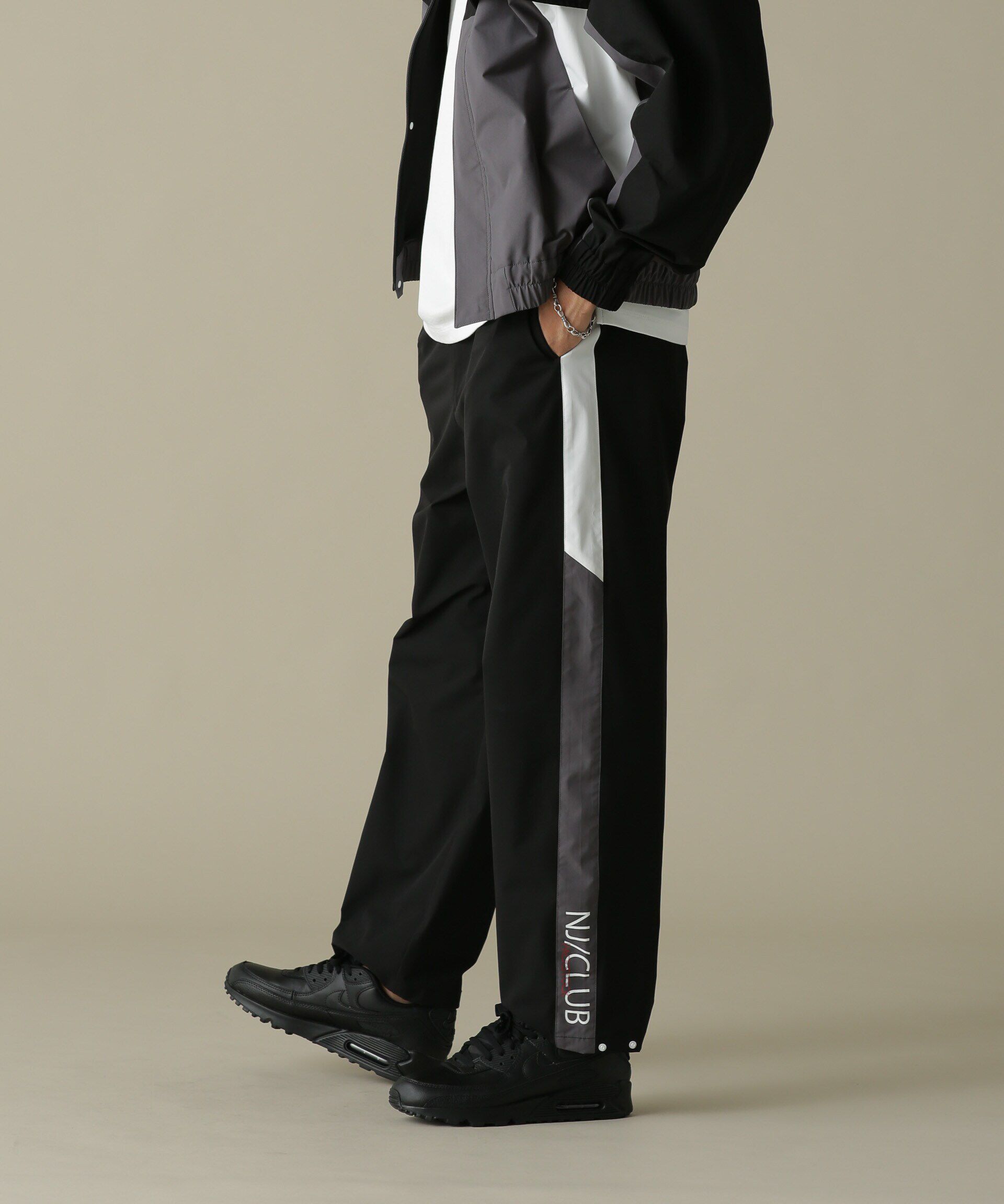 nano･universe「「NJ/CLUB」PARKSTOCK トラックパンツ(セットアップ可)」|その他|