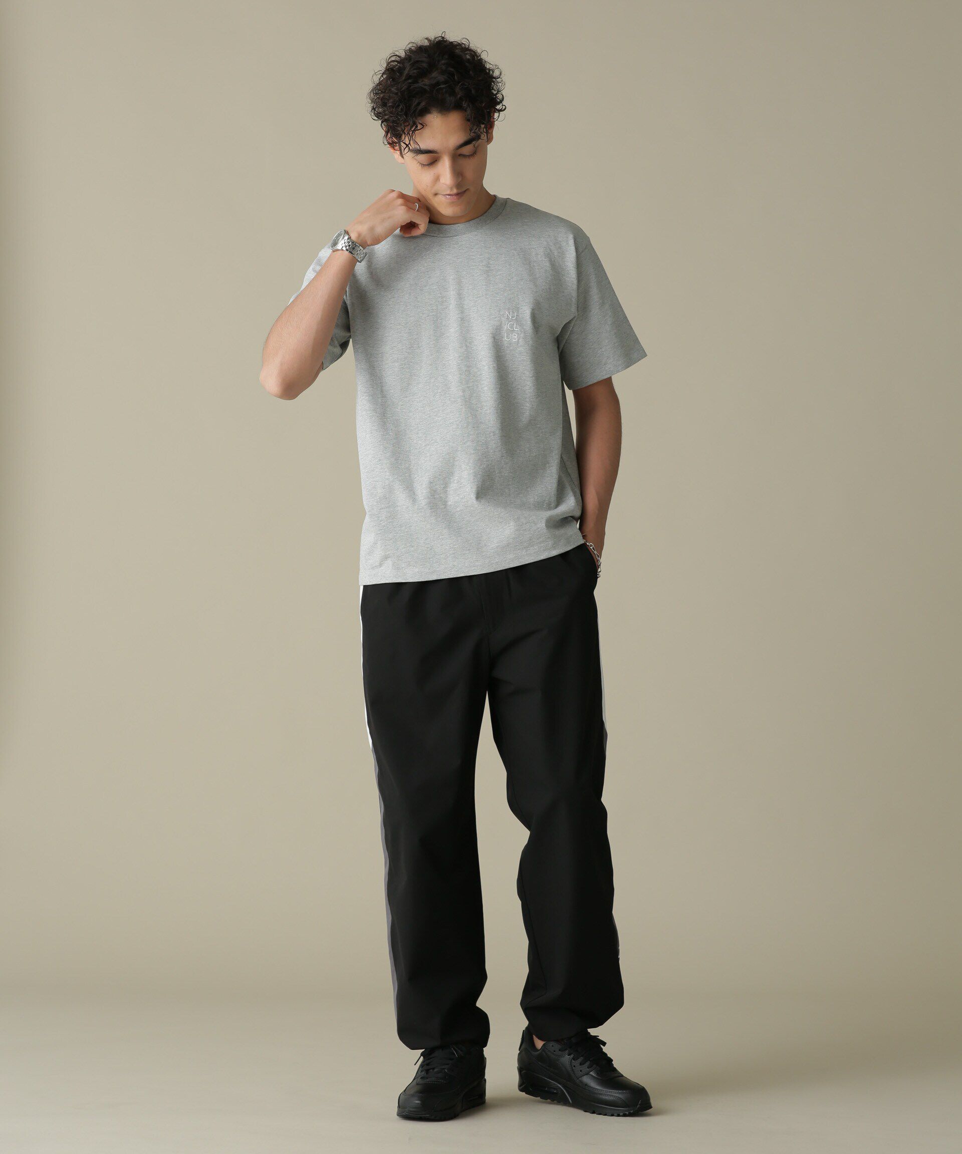 nano･universe「「NJ/CLUB」PARKSTOCK トラックパンツ(セットアップ可)」|その他|