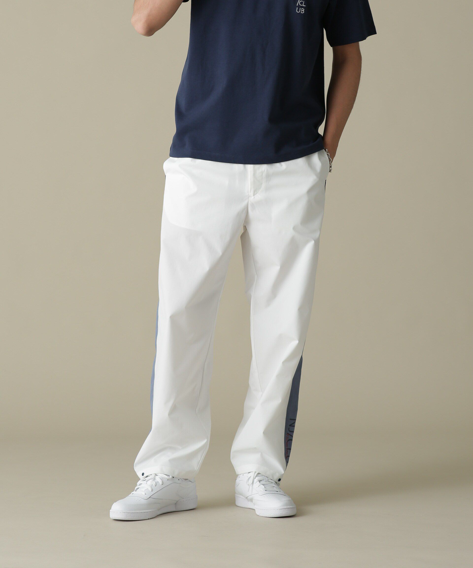 nano･universe「「NJ/CLUB」PARKSTOCK トラックパンツ(セットアップ可)」|その他|