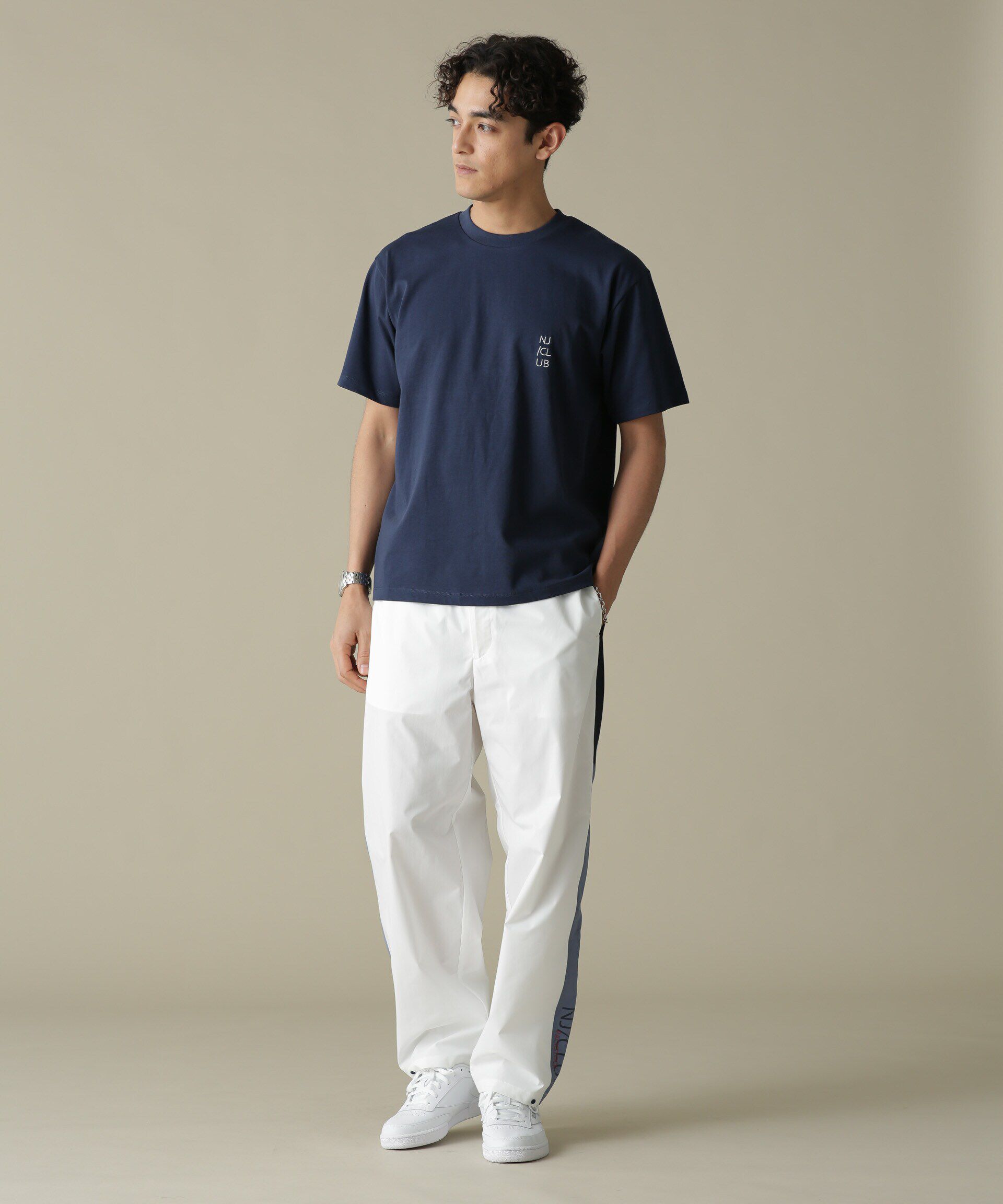 nano･universe「「NJ/CLUB」PARKSTOCK トラックパンツ(セットアップ可)」|その他|