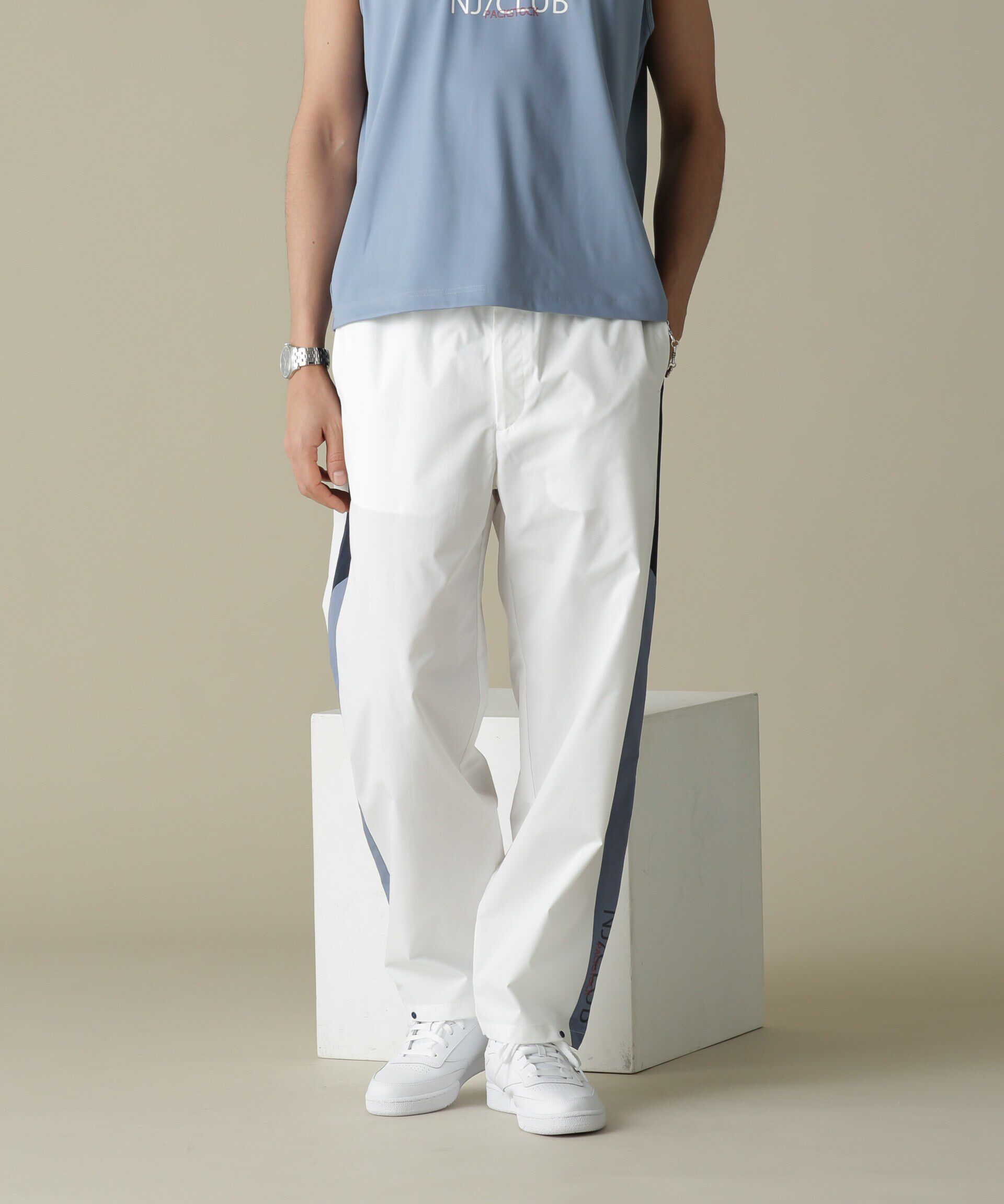 nano･universe「「NJ/CLUB」PARKSTOCK トラックパンツ(セットアップ可)」|その他|