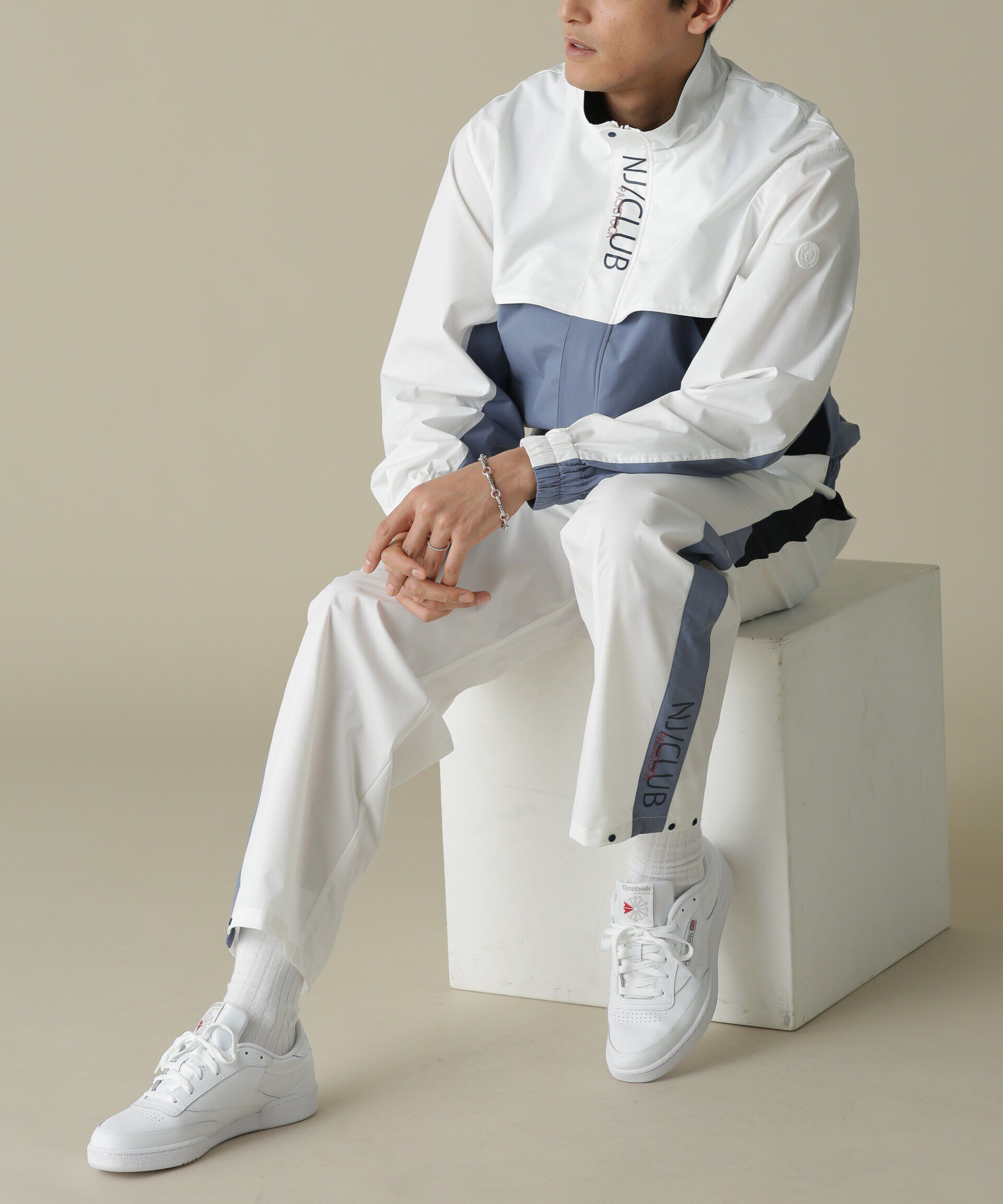 nano･universe「「NJ/CLUB」PARKSTOCK トラックパンツ(セットアップ可)」|その他|